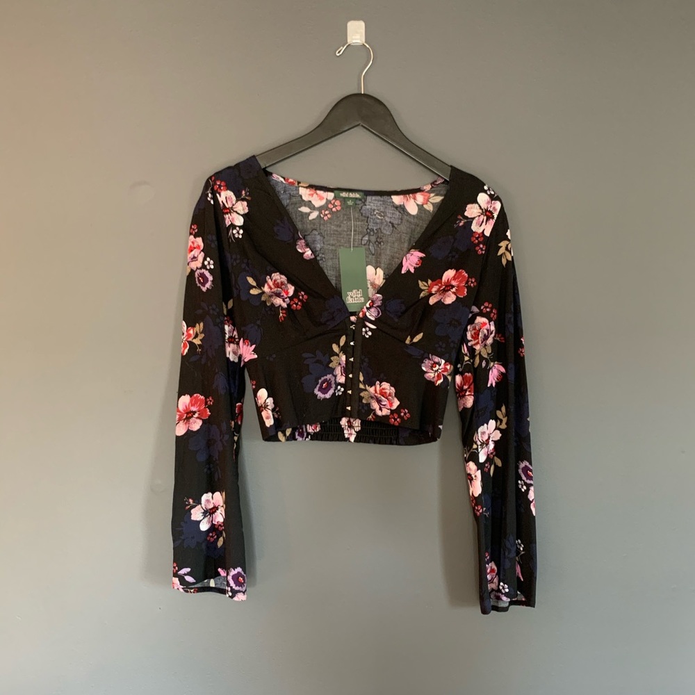 Wild Fable Long Sleeve Crop
